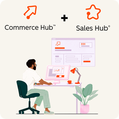 Commerce Hub plus Sales Hub
