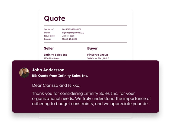 Generate Quote
