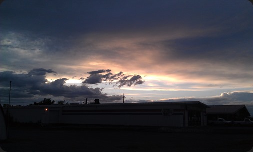 Sunset in Bozeman, Montana