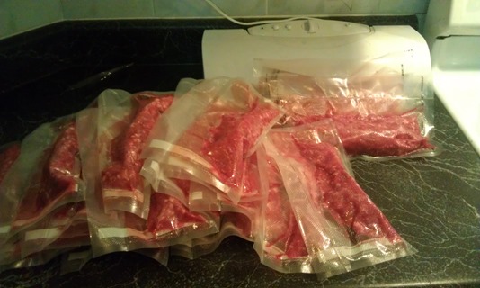 Ready for the freezer.