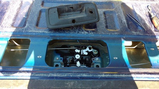 My Tailgate Taken Apart. Was An Easy Fix.